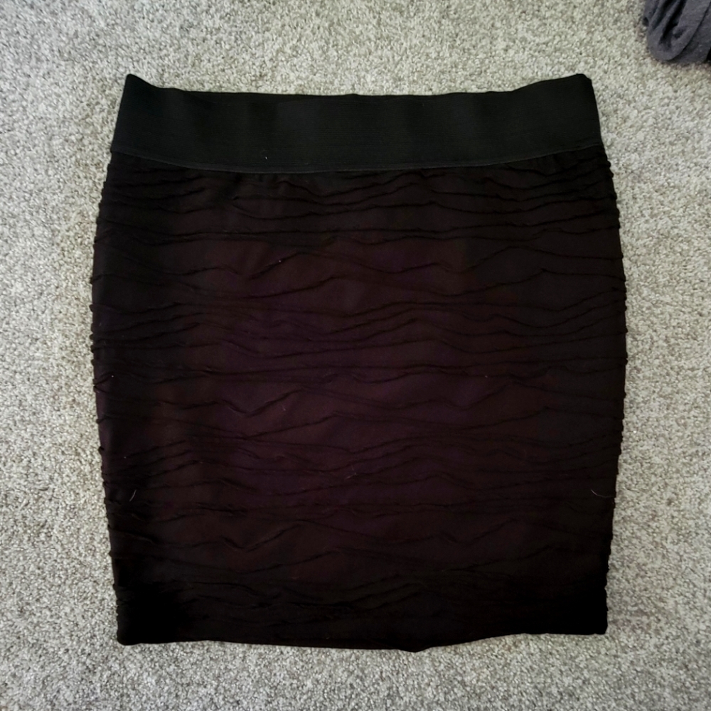 Medium Black Maurices Bodycon Skirt